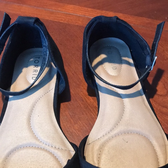 Torrid black flats shoes size 10W - Picture 4 of 14
